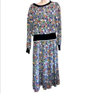 Vintage beautiful polyester dress